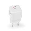 ALIMENTATORE USB NEDIS WCMPD20W100WT 20 W | Funzione di ricarica rapida | 1.67 A / 2.22 A / 3.0 A | Numero di uscite: 1 | USB-C™ | Selezione Automatica della Tensione